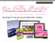 Tablet Screenshot of ojaivalleydirectory.com